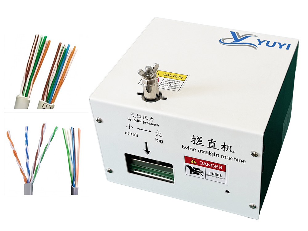 Network Cable / Twisted Pair Wire Straightening Machine